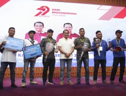 Juara Turnamen Gaple Kapolda Sumsel Cup 2025, Dimas dan Rudy Boyong Dua Unit Motor ke Prabumulih