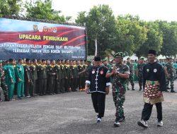 Danrem 044/Gapo Membuka Latihan Kader Pelatih Pencak Silat Militer Tersebar