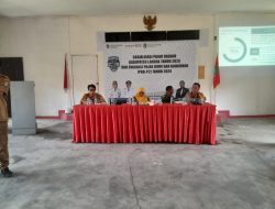Kapolsek Mandor Hadiri Rapat Penyuluhan Pajak Daerah dan Launching Samsat GOKATAN di Desa Mandor