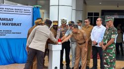 Kapolres Maybrat Dampingi Dirlantas Polda PBD Hadiri Launching Operasional Unit Pelayanan Samsat Kabupaten Maybrat