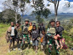 Tenda Kasih di Tanah Eronggobak: Satgas TNI Jadi Pelindung di Tengah Ketakutan