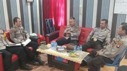 Kasiwas Polres Landak Lakukan Pengecekan Persiapan Wasrik di Polsek Sengah Temila