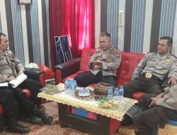 Kasiwas Polres Landak Lakukan Pengecekan Persiapan Wasrik di Polsek Sengah Temila
