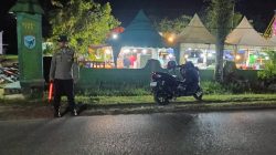 Polsek Ngabang Laksanakan Pengamanan Kegiatan Pasar Malam Permainan Anak-Anak
