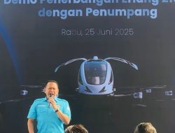 Ketua Umum IMI Bamsoet Apresiasi Kesuksesan Uji Terbang Taxi Udara EHang 216-S Berpenumpang Pertama di Indonesia