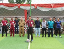Kapolres Banyuasin Buka Turnamen Mini Soccer, Pererat Silaturahmi Jelang Hari Bhayangkara ke-79
