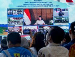 Presiden Prabowo Subianto Resmikan Proyek Energi Terbarukan dan Peningkatan Produksi Minyak di 15 Provinsi