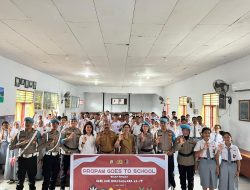 Warnai Perayaan HUT Ke-79 Bhayangkara, Polda Maluku Sosialisasi Bahaya Narkoba di Sekolah