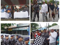Lantamal XIV Sorong Hadiri Pawai Fajar Sambut 1 Muharram 1447 H Bersama Forkopimda Papua Barat Daya