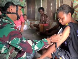 Sentuhan Kecil Untuk Kesehatan Warga, Ini Yang Dilakukan Satgas Yonif 642/Kps