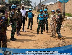 *Langkah Kecil untuk Perubahan Besar* Satgas Kizi TNI Konga XX-V MONUSCO beserta Staff MSC Logops MONUSCO Laksanakan Recce Visit Perbaikan Jalan di Wilayah Boikene, DRC