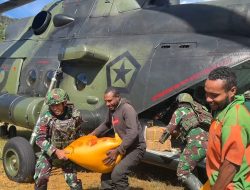 TNI Hadir Bantu Atasi Kesulitan Masyarakat Distrik Oksop
