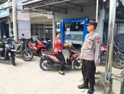 Cegah Kriminalitas, Polsek Mandor Sisir Wilayah Rawan Saat Patroli Siang