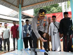 Hari Bhayangkara Ke 79, Polres Aceh Timur Bangun Sumur Bor di Dayah Al Ikhlas Peudawa