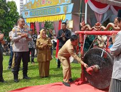 HUT Bhayangkara ke-79, Polres Mesuji Angkat Budaya Lewat Pameran Keris Tosan Aji