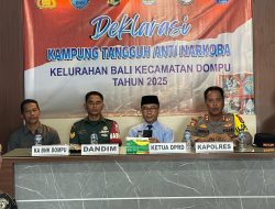 Deklarasikan Kampung Tangguh Anti Narkoba di Kelurahan Bali, Kapolres: Pentingnya Sinergi Masyarakat Dalam Memberantas Narkoba