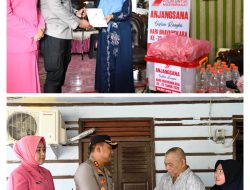 HUT Bhayangkara Ke 79, Kapolres Aceh Timur Anjangsana Purnawirawan dan Warakawuri