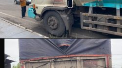 MB – PKRI CADSENA Muara Enim Kembali Menyoroti Angkutan Truk Batubara Mogok di Depan Bank Mandiri