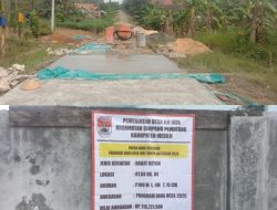 Pemerintah Desa Aji Jaya Realisasikan Rabat Beton Melalui Dana Desa Tahun Anggaran 2025