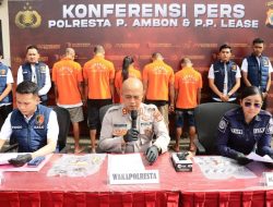 Polresta Ambon Ungkap Kasus Pencurian di Ambon, 25 Sepeda Motor Hasil Curian Diamankan