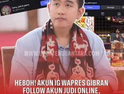 Istana Klarifikasi Dugaan Gibran Ikuti Akun Instagram Bermuatan Konten Judi Online