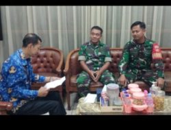 Babinsa Serengan Bersama Lurah Koordinasi Bahas Tingkatkan Kerja Sama Yang Baik
