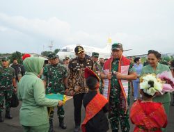 Kasdam I/Bukit Barisan Sambut Kedatangan KASAD Jenderal TNI Maruli Simanjuntak di Medan