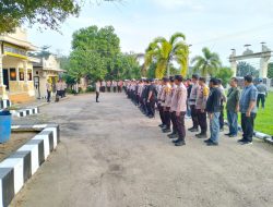 Polres Mesuji Gelar Apel Kesiapsiagaan Malam Takbiran Idul Adha 1446 H