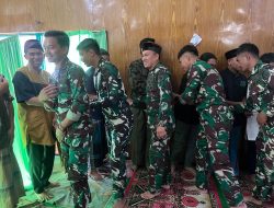 Kebersamaan TNI dan Warga Warnai Hari Raya Idul Adha di Ujung Timur Nusantara