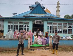Samapta Polsek Meranti Amankan Ibadah Sholat Idul Adha 1 Syawal 1446 H/2025