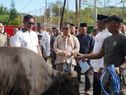 Semangat Menyambut Hari Raya Idul Adha 1446 H, Pangdam XVIII/Kasuari Tebar Kepedulian di Masjid Al-Mujahidin