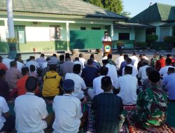Bersama Warga Kodim Boyolali Laksanakan Sholad Idul Adha