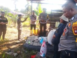 Kapolsek Sebangki Hadiri Kegiatan Pembinaan Poktan dalam Program Ketahanan Pangan