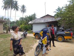 Bhabinkamtibmas Polsek Lima Puluh Jalin Silaturahmi, Jaga Kamtibmas di Desa Sumber Rejo
