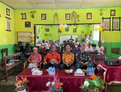 Satgas Yonif 131/Brajasakti Hadiri Momen Kelulusan Siswa SD YPPK Wembi di Perbatasan Papua