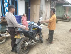 Polsek Air Besar Gencarkan Patroli Siang, Imbau Warga Waspada Hoaks dan Jaga Kamtibmas