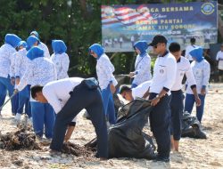Lantamal XIV Sorong Gagas Aksi Zero Waste Di Pulau Matan, Komitmen Nyata Jaga Lingkungan Bahari