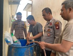 Polsek Mempawah Hulu Lakukan Pembuatan Pupuk MIGO (Mikroba Indotani)