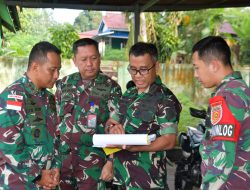 Tim Wasrik Current Audit Itdam VI/Mulawarman Laksanakan Kunjungan ke Satgas Pamtas Yonarmed 11 Kostrad