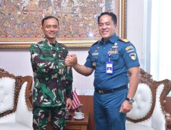 Jalin Sinergitas, Danpasmar 1 Terima Courtesy Call Kepala KSOP Marunda