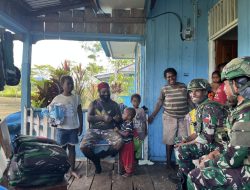 Satgas Yonif 521/DY Melaksanakan Anjangsana kepada Tokoh Masyarakat Di Distrik Kobagma Kabupaten Mamberamo Tengah