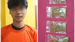Remaja 18 Tahun Ditangkap Polsek Grogol Petamburan karena Bawa 5,65 Gram Tembakau Gorila