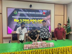 Terdakwa Korupsi Kembalikan Rp1,7 Miliar, Kejari Sorong Tegaskan Komitmen Lawan Korupsi