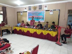 Bhabinkamtibmas Polsek Menyuke Hadiri Acara  Musdessus Tahun 2025 di Desa Ladangan