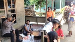 Kapolsek Meranti Turun Langsung Ke Desa Morobetung Mengedukasi Masyarakat Tentang Tanaman Jagung