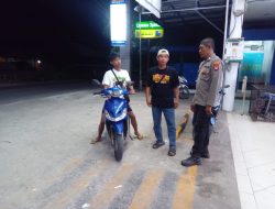 Polsek Mandor Gencar Patroli Dialogis Malam Hari, Wujudkan Rasa Aman di Tengah Masyarakat
