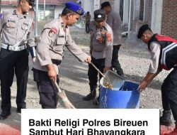 Polres Bireuen Gelar Bakti Religi Sambut Hari Bhayangkara Ke – 79