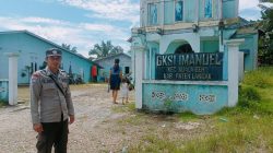 Polsek Kuala Behe Laksanakan Pengamanan Ibadah Minggu, Ciptakan Situasi Aman