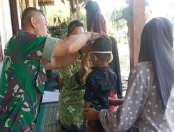 Babinsa Pohgajih Dampingi Posyandu, Wujudkan Tumbuh Kembang Balita Optimal Dan Cegah Stunting