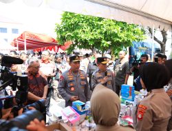 Tinjau Booth Pelayanan Kesehatan Gratis, Kapolri Tegaskan Komitmen Pelayanan Maksimal
